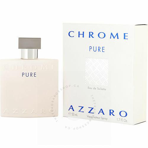 Azzaro Chrome Pure Edt For Men 50ml 17oz Chrome Pure 6432